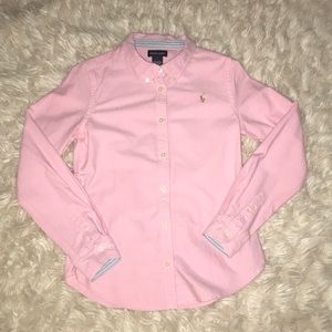 Ralph Lauren Pink Button Down Shirt